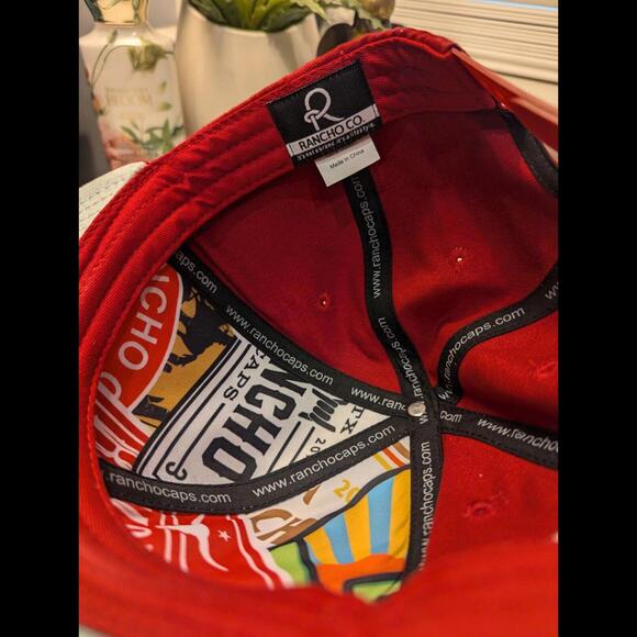 Lariat Red Rancho's Collectors Snapback Hat- Chicago Bulls - Picture 6 of 6